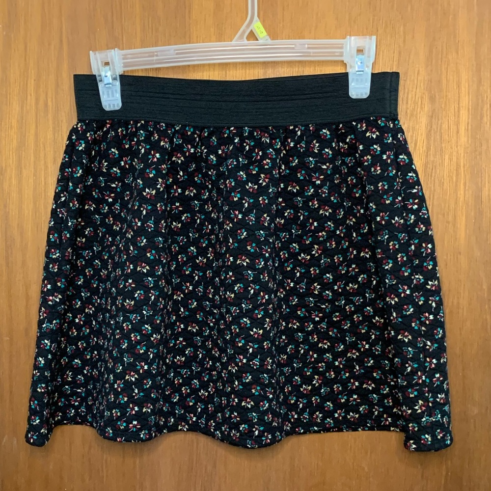 Flower Print Skirt